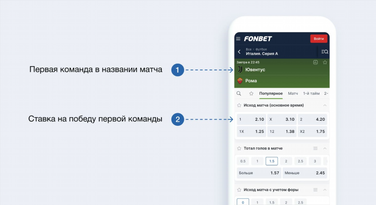 Что такое поб 1 в ставках