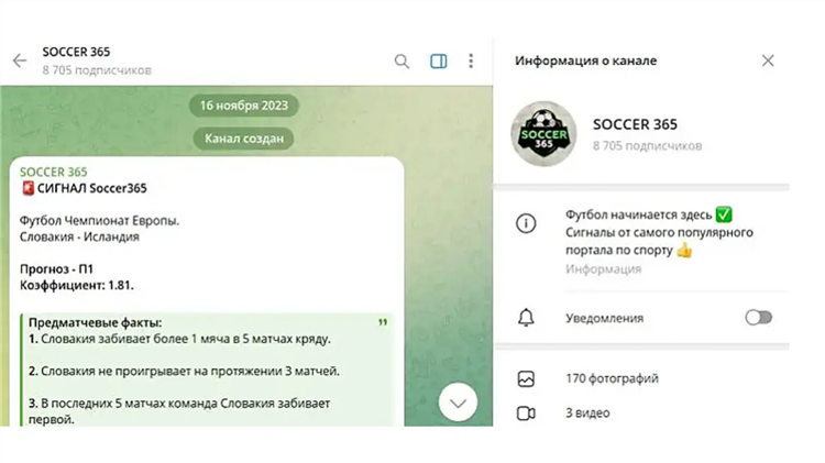 Ставки на футбол телеграмм прогнозы